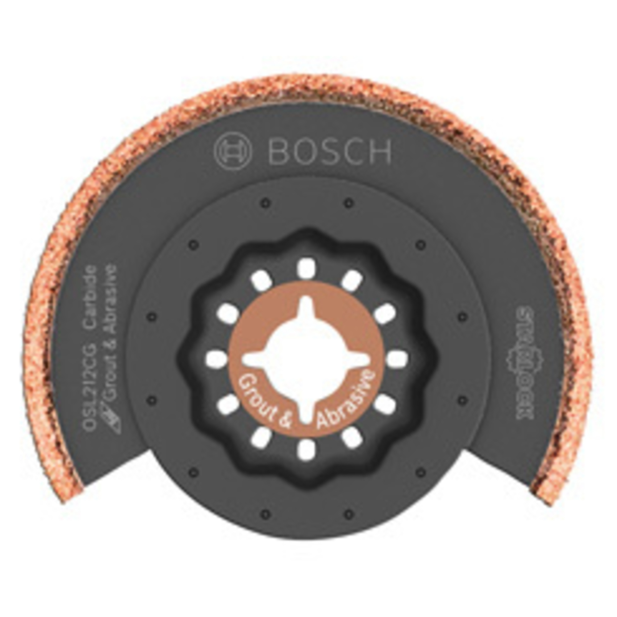 Bosch Starlock Oscillating Multi-Tool Carbide Grit Segmented Saw Blade — 2.5in., Model# OSL212CG